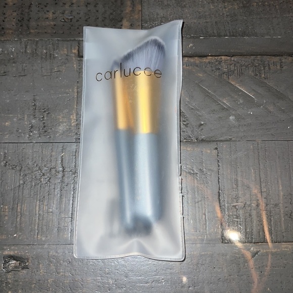 Carlucce Cosmetic Brush Duo (Cache Cream Brush & Hush-Hush Brush) NEW - Picture 4 of 5